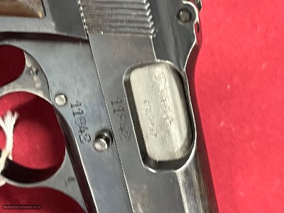 FABRIQUE NATIONALE FN BROWNING HI POWER 9MM ~ RARE WWII FINISH CONTRACT ~ - Image 6 of 13