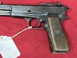 FABRIQUE NATIONALE FN BROWNING HI POWER 9MM ~ RARE WWII FINISH CONTRACT ~ - 2 of 13