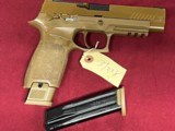 SIG SAUER M17 SEMI AUTO PISTOL. U.S. MILITARY SURPLUS 9MM - 6 of 15