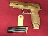 SIG SAUER M17 SEMI AUTO PISTOL. U.S. MILITARY SURPLUS 9MM - 1 of 15