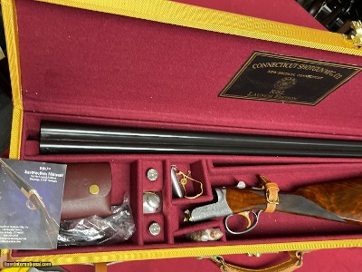 SALE $4250.00 ~ CONNECTICUT SHOTGUN MFG 20 SXS RBL LAUNCH CASED SHOTGUN - Image 23 of 25