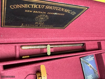 SALE $4250.00 ~ CONNECTICUT SHOTGUN MFG 20 SXS RBL LAUNCH CASED SHOTGUN - Image 20 of 25