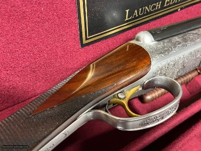 SALE $4250.00 ~ CONNECTICUT SHOTGUN MFG 20 SXS RBL LAUNCH CASED SHOTGUN - Image 14 of 25