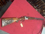 GERMAN DURAL HUBERTUS COMBO OVER / UNDER SPORTING GUN 7x72r & 16GAUGE - 1 of 17