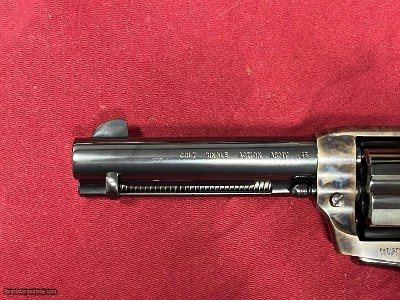 COLT SINGLE ACTION ARMY REVOLVER4 3/4 BARREL ~ MADE 1978 ~ 45LC - Image 4 of 13