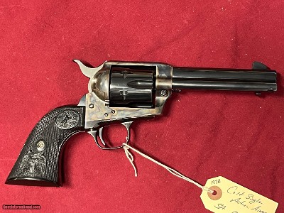 COLT SINGLE ACTION ARMY REVOLVER
4 3/4 BARREL ~ MADE 1978 ~ 45LC