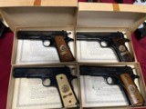 COLT 1911 WORLD WAR I COMMORATIVE PISTOLS ~ SET OF FOUR PISTOLS ~ - 2 of 11