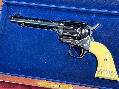 RICHARD PETTY SILVER EDITION SINGLE ACTION ARMY 45 LC ~ #550 OF 1000