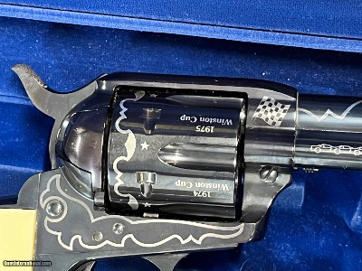 RICHARD PETTY SILVER EDITION SINGLE ACTION ARMY 45 LC ~ #550 OF 1000 ~ Sale $2600.00 ~ - Image 10 of 15