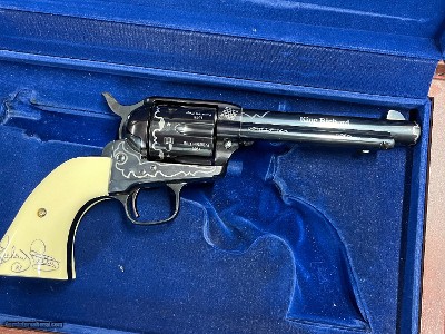 RICHARD PETTY SILVER EDITION SINGLE ACTION ARMY 45 LC ~ #550 OF 1000 ~ Sale $2600.00 ~ - Image 2 of 15