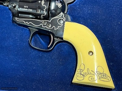 RICHARD PETTY SILVER EDITION SINGLE ACTION ARMY 45 LC ~ #550 OF 1000 ~ Sale $2600.00 ~ - Image 3 of 15