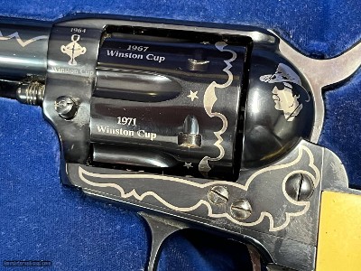 RICHARD PETTY SILVER EDITION SINGLE ACTION ARMY 45 LC ~ #550 OF 1000 ~ Sale $2600.00 ~ - Image 7 of 15