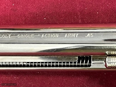 COLT 3RD GEN SINGLE ACTION ARMY REVOLVER 45LC ~ NICKEL FINISH ~ - Image 17 of 19