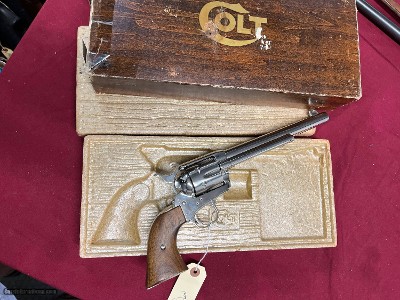 COLT 3RD GEN SINGLE ACTION ARMY REVOLVER 45LC ~ NICKEL FINISH ~ - Image 2 of 19