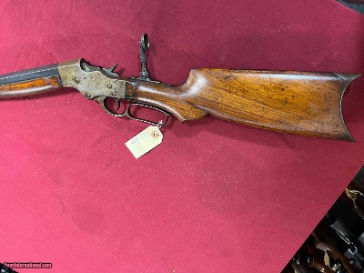 J. STEVENS MODEL 47 SINGLE SHOT LEVER ACTION RIFLE 25RF - Image 10 of 21