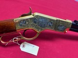 A. UBERTI TAYLORS HENRY RIFLE 44-40 W.C.F. GETTYSBURG ENGRAVED 1 OF 500 - 2 of 13