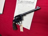 RARE ~ COLT NEW SERVICE REVOLVER 44 S&W / 44 RUSSIAN ~MADE 1929~ FACTORY LETTER - 8 of 23