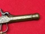 ~ANTIQUE ~ BELGIUM BRASS PERCUSSION PISTOL - 4 of 7