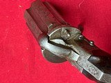 ANTIQUE ~ FRENCH PINFIRE 6 BARREL DERRINGER PISTOL - 5 of 8