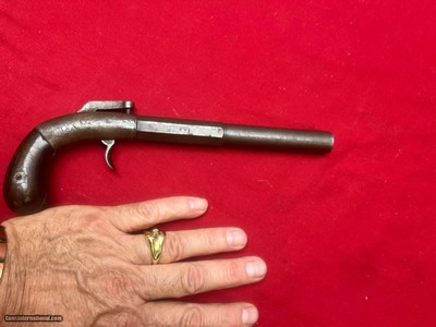 ANTIQUE ~ MANHATTAN MFG CO. NEW YORK PERCUSSIAN PISTOL - Image 3 of 8