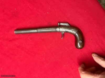 ANTIQUE ~ MANHATTAN MFG CO. NEW YORK PERCUSSIAN PISTOL