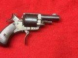 ANTIQUE ~ BELGIUM MADE FOLDING TRIGGER REVOLVER 32 RF - 8 of 9