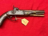 ANTIQUE ~ BELGIUM PERCUSSION PISTOL.