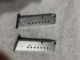 TWO ~ SMITH & WESSON MODEL 1006 STAINLESS MAGAZINES 9 RD