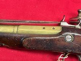 ANTIQUE ~ CLARKE BRASS BARREL FLINTLOCK BLUNDERBUSS PISTOL WITH KNIFE CIRCA 1820 - 11 of 16