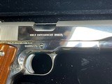 COLT 1911A1 POLISHED STAINLESS SEMI AUTO PISTOL ~ SILVER STAR ~ COMMEMORATIVE #725 OF 1000 - 7 of 12