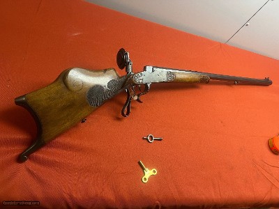 ANTIQUE ~ PAUL NEUBRAND ZIMMERMANN SCHETZEN PARLOR RIFLE 4mm W /AMMO ~ Sale $2650.00 - Image 3 of 21