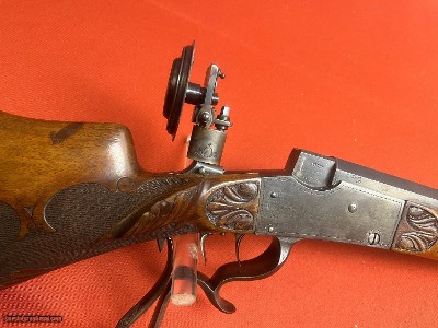 ANTIQUE ~ PAUL NEUBRAND ZIMMERMANN SCHETZEN PARLOR RIFLE 4mm W /AMMO
