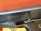 COLT MODEL 1911 SEMI AUTO PISTOL 38 SUPER ~ MADE 1952 ~ - 9 of 14