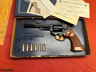 SMITH & WESSON MODEL 53 REVOLVER 22 REM JET