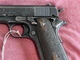 NORWEGIAN MODEL 1914 SEMI AUTO PISTOL 1911 45ACP ~ DATED 1925 ~ MATCHING NUMBERS ~ - 5 of 14
