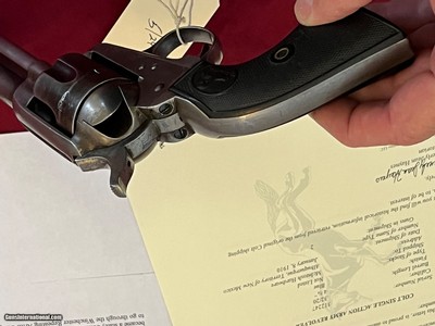 Sale $ 4850.00 ~ COLT SINGLE ACTION ARMY 4 3/4