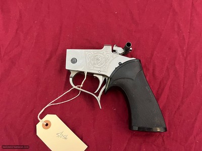 THOMPSON CENTER CONTENDER PISTOL STAINLESS COUGAR ENGRAVED