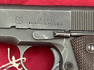 Sale $7900.00 ~ WWll UNION SWITCH & SIGNAL 1911A1 SEMI AUTO PISTOL 45ACP - Image 3 of 16