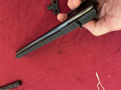 THOMPSON CENTER CONTENDER 10 INCH BARREL 44 SHOT - VENT RIB - PARTRIDGE SIGHTS - Image 4 of 7