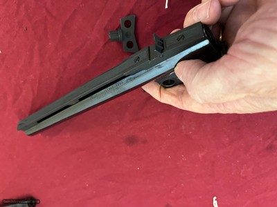 THOMPSON CENTER CONTENDER 10 INCH BARREL 44 SHOT - VENT RIB - PARTRIDGE SIGHTS - Image 5 of 7