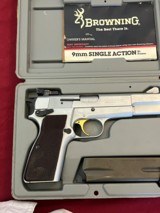 BROWNING HI POWER STAINLESS SEMI AUTO PISTOL 9MM W/ BOX - 3 of 7