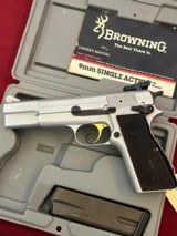 BROWNING HI POWER STAINLESS SEMI AUTO PISTOL 9MM W/ BOX - 2 of 7