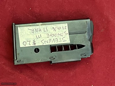 SAVAGE STEVENS RIFLE MAGAZINE 22 MAG / 17 HMR ~10 ROUNDS - Image 2 of 6