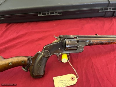 ~ RARE ~ SMITH & WESSON MODEL 320 REVOLVER WITH STOCK ~ ANTIQUE ~ - Image 9 of 21