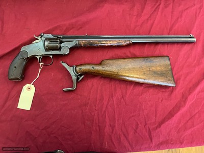 ~ RARE ~ SMITH & WESSON MODEL 320 REVOLVER WITH STOCK ~ ANTIQUE ~ - Image 20 of 21