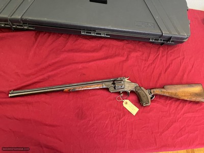 ~ RARE ~ SMITH & WESSON MODEL 320 REVOLVER WITH STOCK ~ ANTIQUE ~