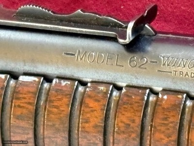 WINCHESTER MODEL 62 PUMP ACTION TAKEDOWN 22 RIFLE ~ 4 DIGIT ~ MADE 1932 - Image 21 of 22