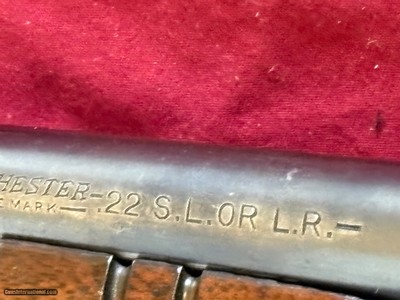 WINCHESTER MODEL 62 PUMP ACTION TAKEDOWN 22 RIFLE ~ 4 DIGIT ~ MADE 1932 - Image 22 of 22