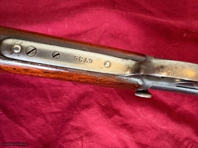 WINCHESTER MODEL 62 PUMP ACTION TAKEDOWN 22 RIFLE ~ 4 DIGIT ~ MADE 1932 - Image 15 of 22