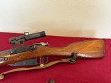 WORLD WAR II Era Soviet IZHEVSK Model 91/30 MOSIN NAGANT SNIPER RIFLE SNIPER RIFLE WITH SCOPE - 12 of 17
